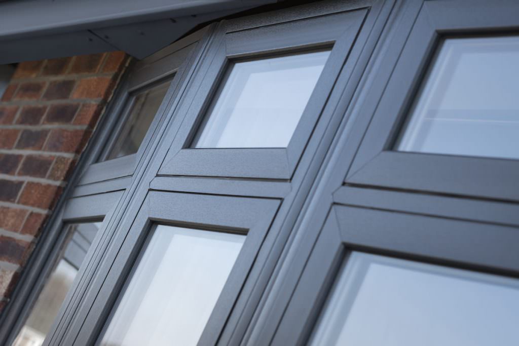 upvc grey window