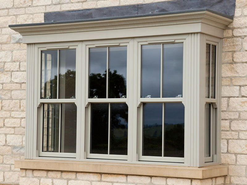 wood effect sash windows