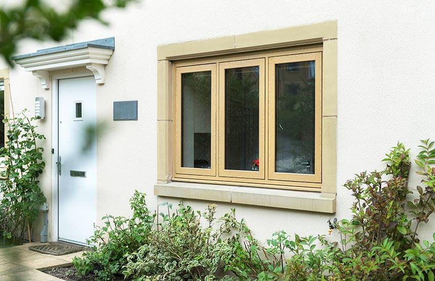 white oak upvc windows