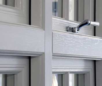 white wood grain effect upvc windows