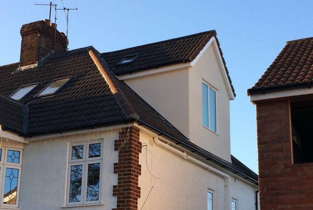 pitched dormer window