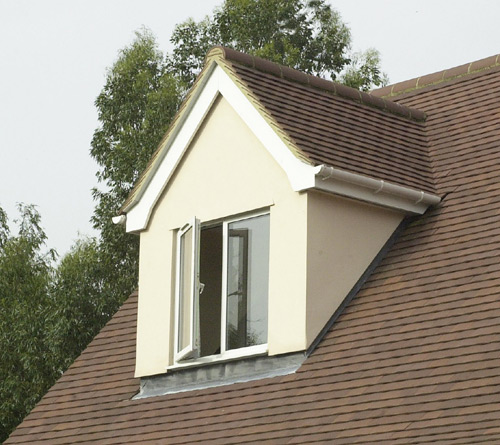 pitched dormer windows