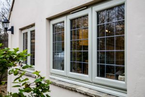 double glazed leaded windows